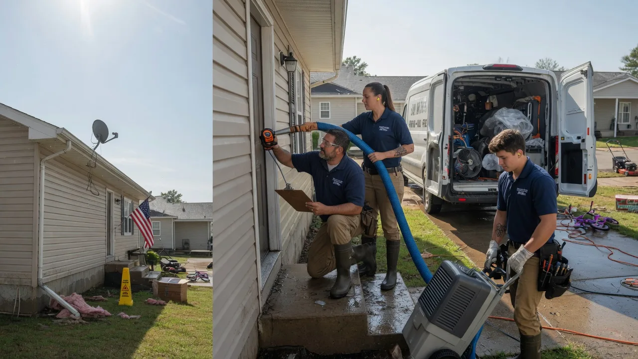 Ceiling Water Damage Restoration in Sergeant Bluff, IA near me